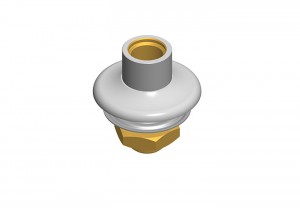 Prolunga con rosone - l=30 - G3/8b