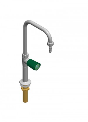 Swivel gooseneckwith faucet 