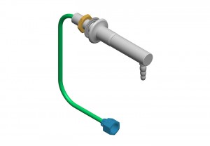 Polypropylene nozzle 90 ° - G1/2