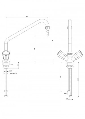 Single hole mixer 