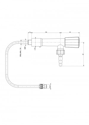 Angle tap l=100