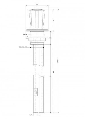 Fume cupboard valve - tube Ø12x1 - gas