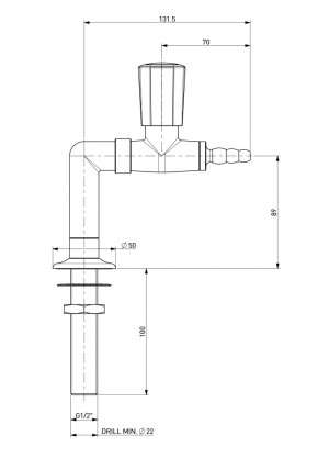 Standout 1 tap - gas - G1/2b