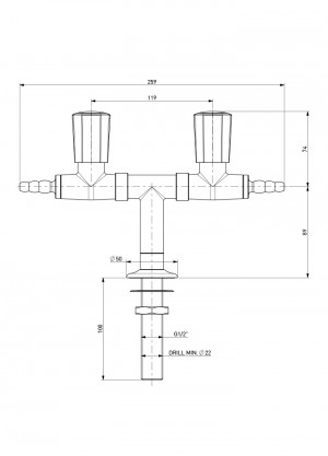 Standout 2 taps - t-distribution - G1/2b