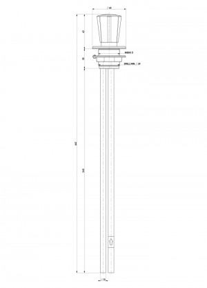 Fume cupboard valve - tube Ø10x1 - vacuum