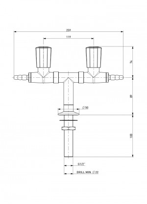 Standout 2 taps - t-distribution - G1/2b