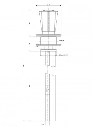 Fume cupboard valve - tube Ø10x1 - compressed air