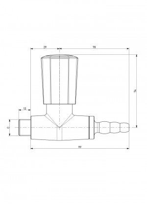 Tap - straight nozzle 