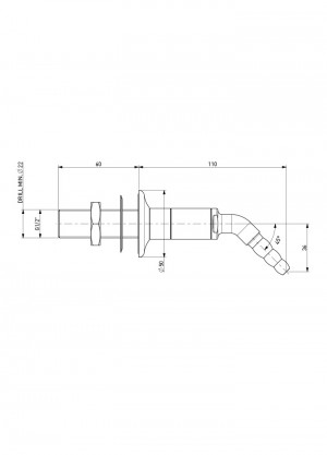 Nozzle 45° - G1/2