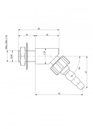 Nozzle 45° - G3/8
