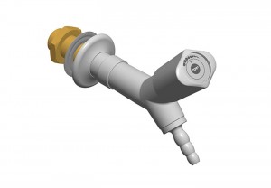 Robinet - poignee inclinee nourrice 45° G1/2b - vide