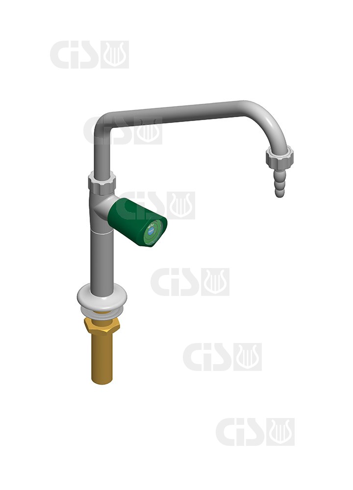 Col de cygne avec robinet - G1/2 - CIS Safety Parts
