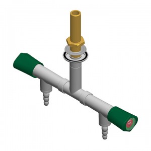 Doppeldampfventil - t-verteiler