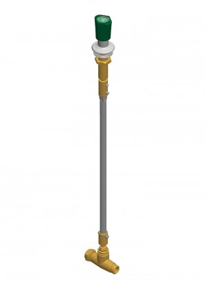 Abzugsventil mit ventil - G1/2m - G1/2f