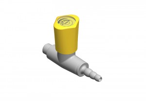 Grifo de laboratorio con salida recta para G3/8a - gas