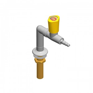 Columna con un grifo de laboratorio para gas - G1/2b