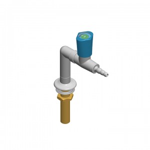 Columna con un grifo de laboratorio para gas - montaje mesa - G1/2b