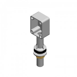 Torreta electrica con 1 toma de corriente - monofrontal -  en plastico