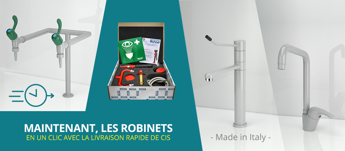 Robinets de laboratoire